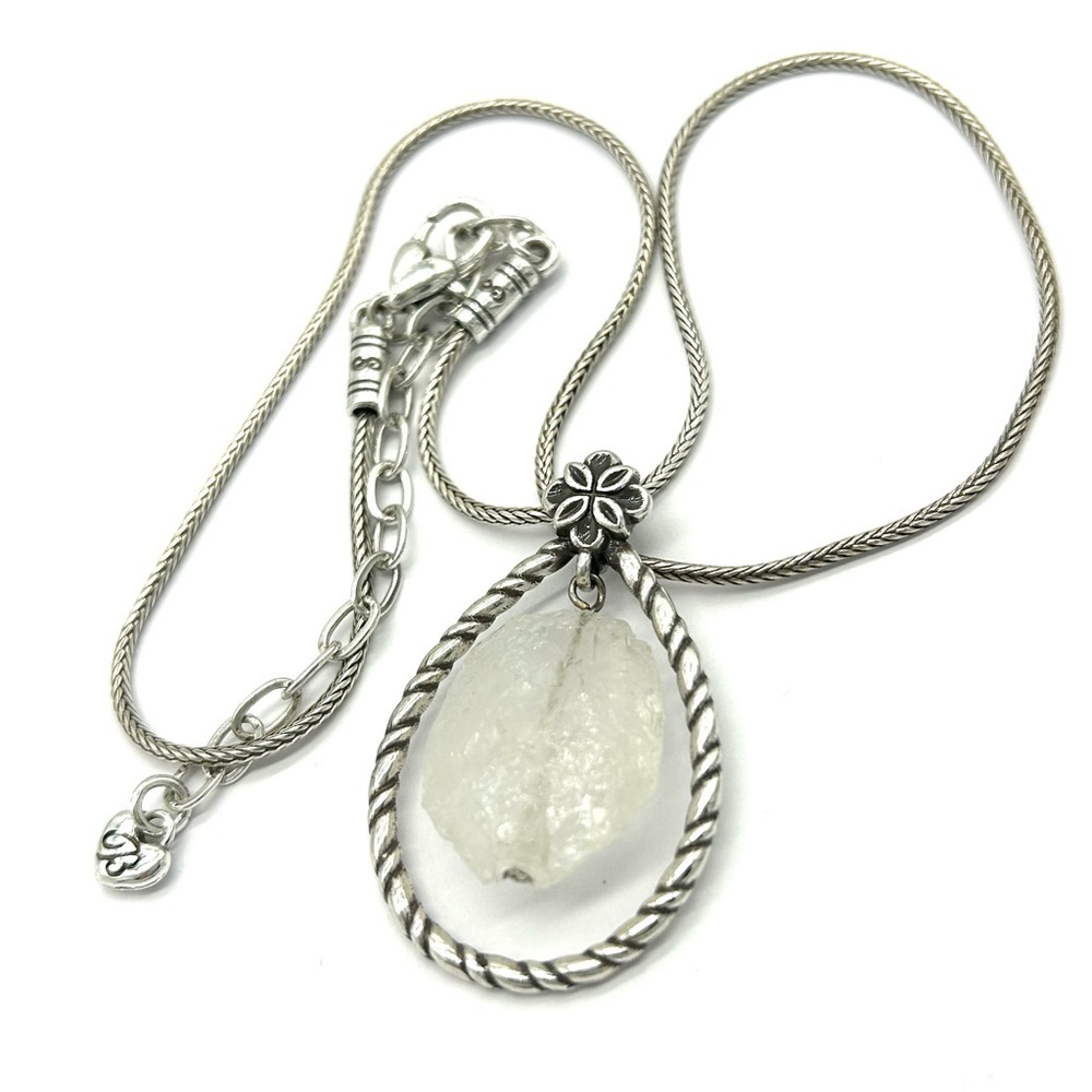 Brighton Ragasthan Garden Crystal Teardrop Pendant Necklace